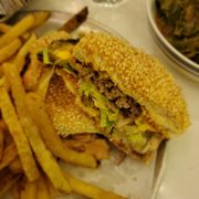 Photo of Dylan's Oyster Cellar - Baltimore, MD, United States. Smash burger was perfect