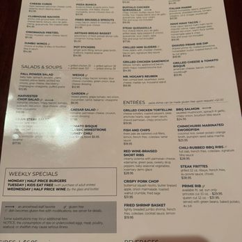 Arrowhead Golf Club - Mw Menu 2 - Golf Near Me - Wheaton, Illinois