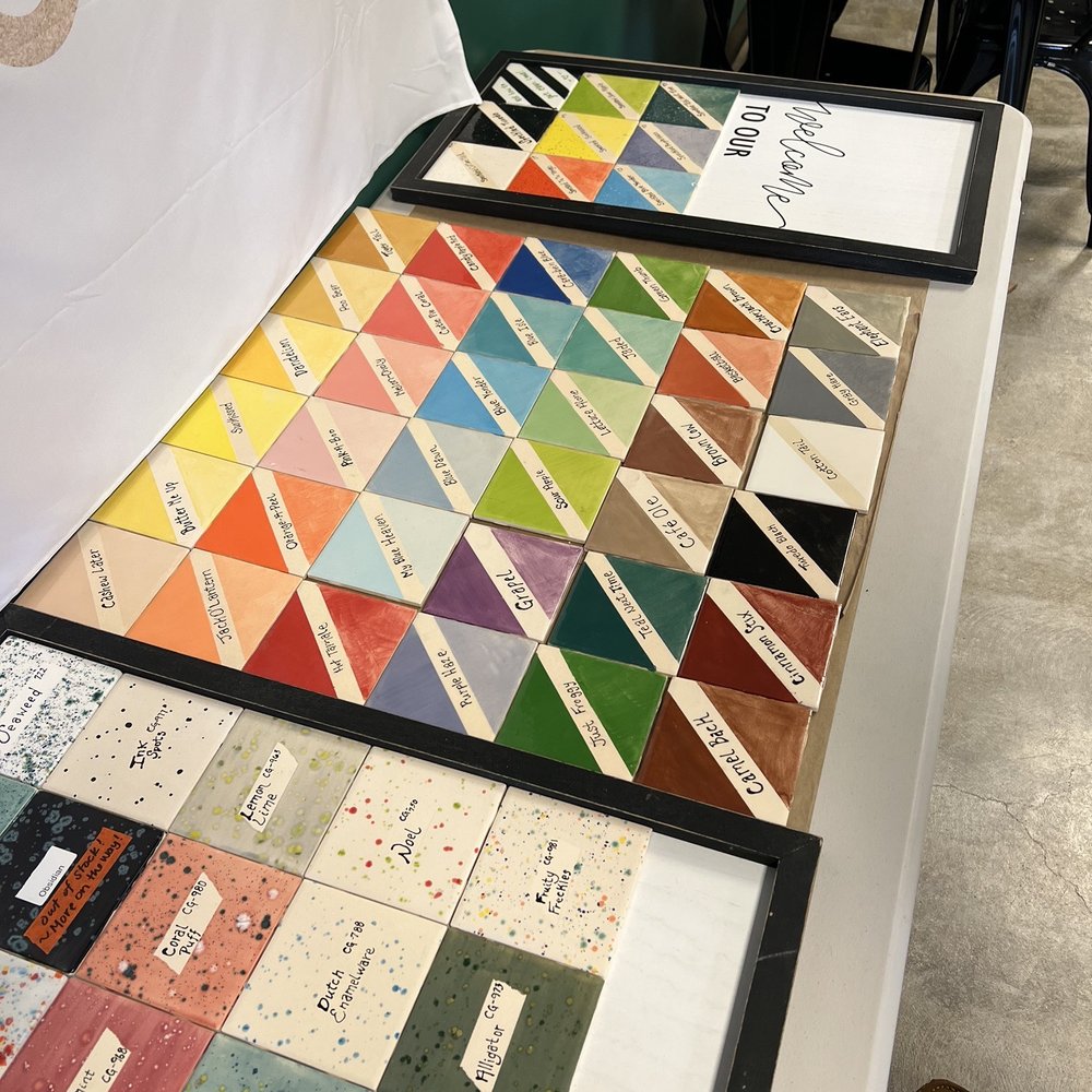 Glaze & Phase - Tiles to display paints - Arts & Crafts Near Me - Englewood, Colorado