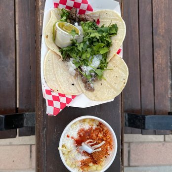 Rent A Chef - Street tacos $7 and corn in a cup $4. - Middle Eastern Near Me - El Paso, Texas