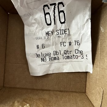 McDonald's - This supposed to be Deluxe Double Quarter Pounder with Cheese Meal.... Only 1 patty!!!  Give my money back!!!! - Coffee & Tea Near Me - North Las Vegas, Nevada