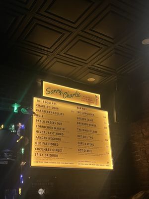 Sorry, Charlie by null