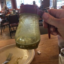 This green sauce is the Bomb! It was full before I used it. I am thinking about asking to buy a bottle. This green sauce is the Bomb! It was full before I used it. I am thinking about asking to buy a bottle.