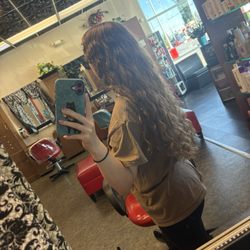 I had long, curly, thick hair. I asked paula for layers and she did just what i wanted. highly recommend