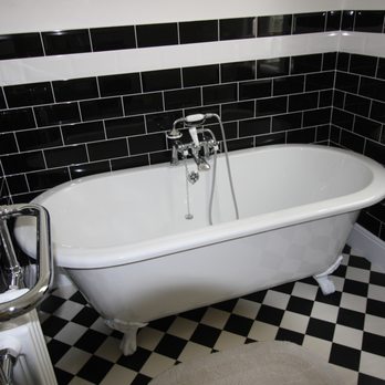 James Perry Decorating & Tiling - Black and white bathroom Bridgwater, Somerset - Painters Near Me - Taunton, SOM James Perry Decorating & Tiling - Black and white bathroom Bridgwater, Somerset - Painters Near Me - Taunton, SOM