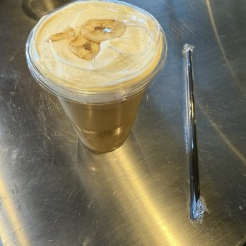 La Jolla Boba - Vietnamese Coffee with Banana cold foam - Burgers Near Me - San Diego, California