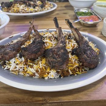 Mandi Oasis - Lamb Chops w/ rice - Arabic Near Me - Homewood, Alabama