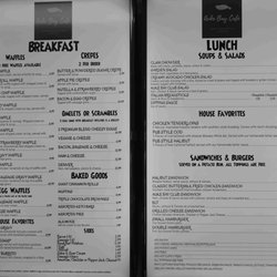 Auke Bay Cafe - Menu breakfast, lunch