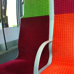 Gare d'Ermont-Eaubonne - Les nouvelles rames mettent de la couleur dans nos trajets ;)