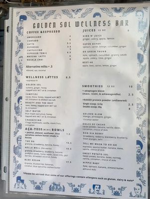 Golden Sol Wellness Bar by null