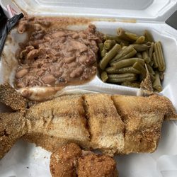 Aunt B's Soul Food Restaurant - Whole Catfish Plate to go