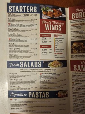 Menu photo 5 Bubba's 33 Macomb, MI