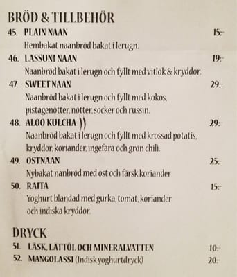 Menu photo 2 Mantram Alingsås, O