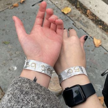 Climate Pledge Arena - Our numbered wristbands given to us by the line leaders - Stadiums & Arenas Near Me - Seattle, Washington