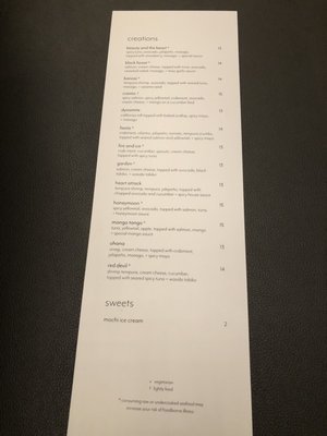 Menu photo 5 Nori Maki Bar Fort Collins, CO