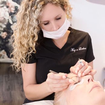 Meg-a-Lashes - Owner, Megan Ryan, perfecting those lashes! - Eyelash Service Near Me - Rye, New York Meg-a-Lashes - Owner, Megan Ryan, perfecting those lashes! - Eyelash Service Near Me - Rye, New York