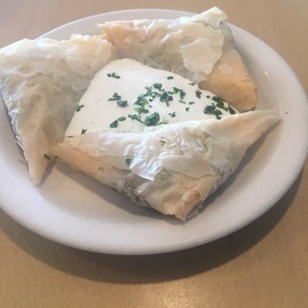 Zorba - Spanakopita with tzadziki sauce - Greek Near Me - Round Rock, Texas Zorba - Spanakopita with tzadziki sauce - Greek Near Me - Round Rock, Texas