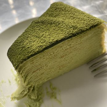 Waikiki Tea - Green matcha crepe cake - Desserts Near Me - Honolulu, Hawaii Waikiki Tea - Green matcha crepe cake - Desserts Near Me - Honolulu, Hawaii