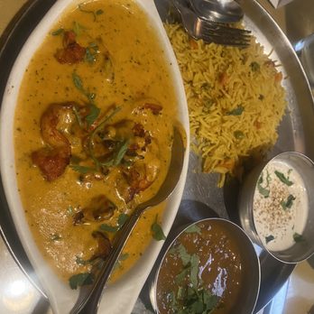 The Taj Cafe - I always get the same thing: Shrimp Masala! It is the food version of a hug! Insanely delicious:) - Indian Near Me - Ventura, California The Taj Cafe - I always get the same thing: Shrimp Masala! It is the food version of a hug! Insanely delicious:) - Indian Near Me - Ventura, California