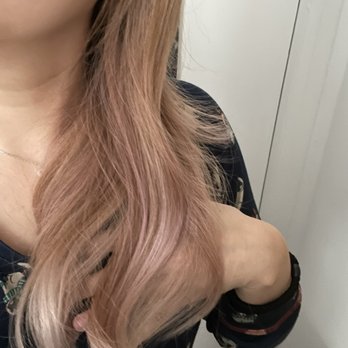 ATO Color Salon - My hair (bleach twice but not dry) - Hair Salons Near Me - New York, New York