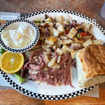 Black Bear Diner - Corned Beef Hash (280 cals.) - Diners Near Me - Colma, California Black Bear Diner - Corned Beef Hash (280 cals.) - Diners Near Me - Colma, California