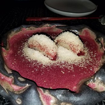 Robin - Beef nigiri with foie gras snow - Sushi Bars Near Me - San Francisco, California Robin - Beef nigiri with foie gras snow - Sushi Bars Near Me - San Francisco, California