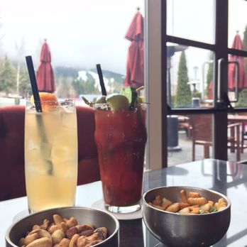 Mallard Lounge - Signature G&T (with grapefruit juice), Bloody Mary and complimentary nuts - Lounges Near Me - Whistler, British Columbia