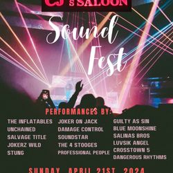 C J's Saloon - Huge music Fest coming up with the hottest bands in the East Bay!