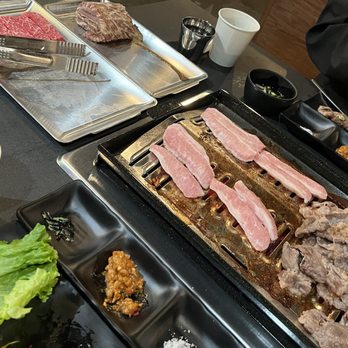 Origin Korean BBQ - brisket, pork jowl, boneless short ribs and Marinated Short Ribs - Korean Near Me - Los Angeles, California Origin Korean BBQ - brisket, pork jowl, boneless short ribs and Marinated Short Ribs - Korean Near Me - Los Angeles, California