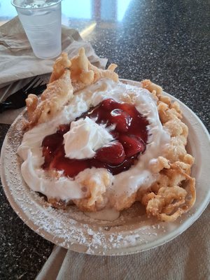 Log Ride Funnel Cake by null