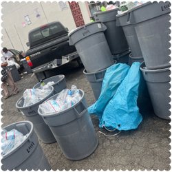 Pacific Recycling - 12 buckets, 2 large blue canvas bags = $50 only???