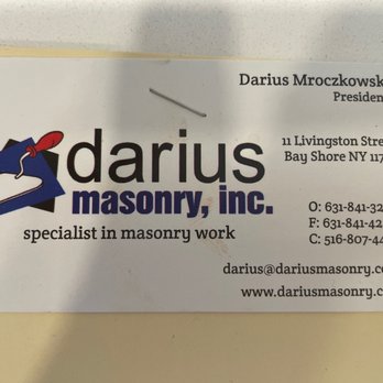 Darius Masonry - Masonry/Concrete Near Me - Bay Shore, New York