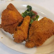 Photo of Dooky Chase's Restaurant - New Orleans, LA, United States. Fried chicken