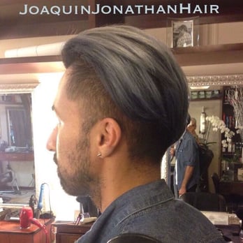 Men S Balayage Silver Grey Hair Yelp