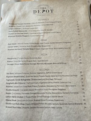 Menu photo 3 The Depot Restaurant Sonoma, CA Menu photo 3 The Depot Restaurant Sonoma, CA