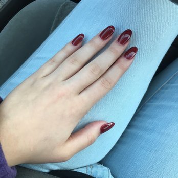 Jolie Nails - Full set with almond shape! Love it! - Nail Salons Near Me - Hutto, Texas Jolie Nails - Full set with almond shape! Love it! - Nail Salons Near Me - Hutto, Texas