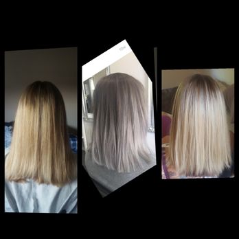 Precision - before, desired, after. very happy - Hair Salons Near Me - San Rafael, California