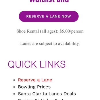 Santa Clarita Lanes - Bowling Near Me - Saugus, California Santa Clarita Lanes - Bowling Near Me - Saugus, California