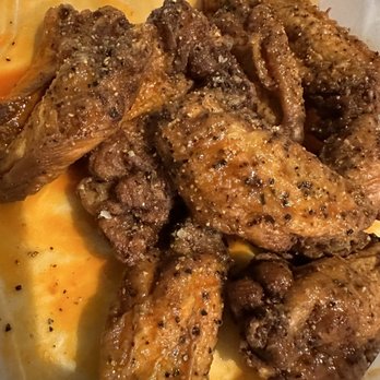 The Wing Bar - Delicious mixture of lemon pepper and medium sauce - Chicken Wings Near Me - Atlanta, Georgia