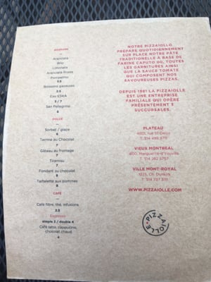 Menu photo 6 Pizzaiolle Mont-Royal Mont-Royal, QC