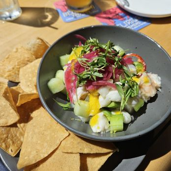 Monarch Ocean Pub - Fantastic halibut and shrimp ceviche - Gastropubs Near Me - Del Mar, California Monarch Ocean Pub - Fantastic halibut and shrimp ceviche - Gastropubs Near Me - Del Mar, California
