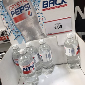 Hy-Vee - a box of crystal pepsi bottles - Grocery Near Me - Olathe, Kansas Hy-Vee - a box of crystal pepsi bottles - Grocery Near Me - Olathe, Kansas