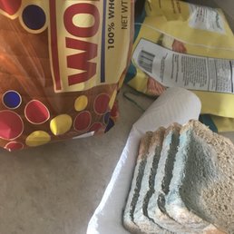 a slice of bread and a bag of flour a slice of bread and a bag of flour