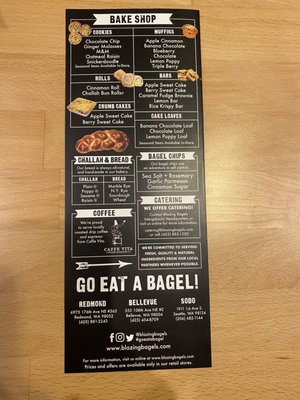 Menu photo 4 Blazing Bagels Bellevue, WA