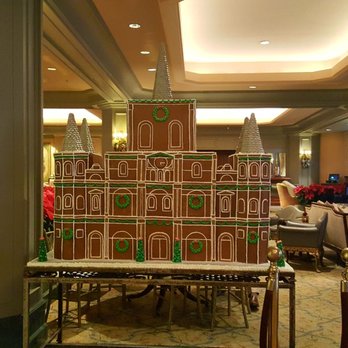 The Grill Room - St. Louis Cathedral - gingerbread display - New American Near Me - New Orleans, Louisiana