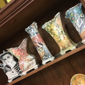 Cedar Creek Gallery - Hand painted vases - Arts & Crafts Near Me - Creedmoor, North Carolina