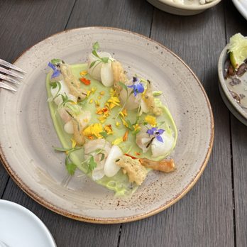 The Lark - Line Caught Channel Islands Halibut Crudo - New American Near Me - Santa Barbara, California The Lark - Line Caught Channel Islands Halibut Crudo - New American Near Me - Santa Barbara, California