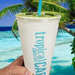 Tropical Smoothie Cafe - Shake Hands with Island Green Detox Drink !!