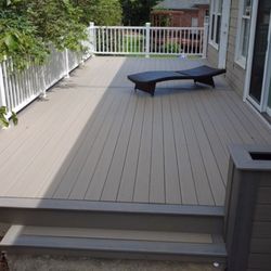 Tar Heel Builders - TimberTech Composte deck install in clemmons NC