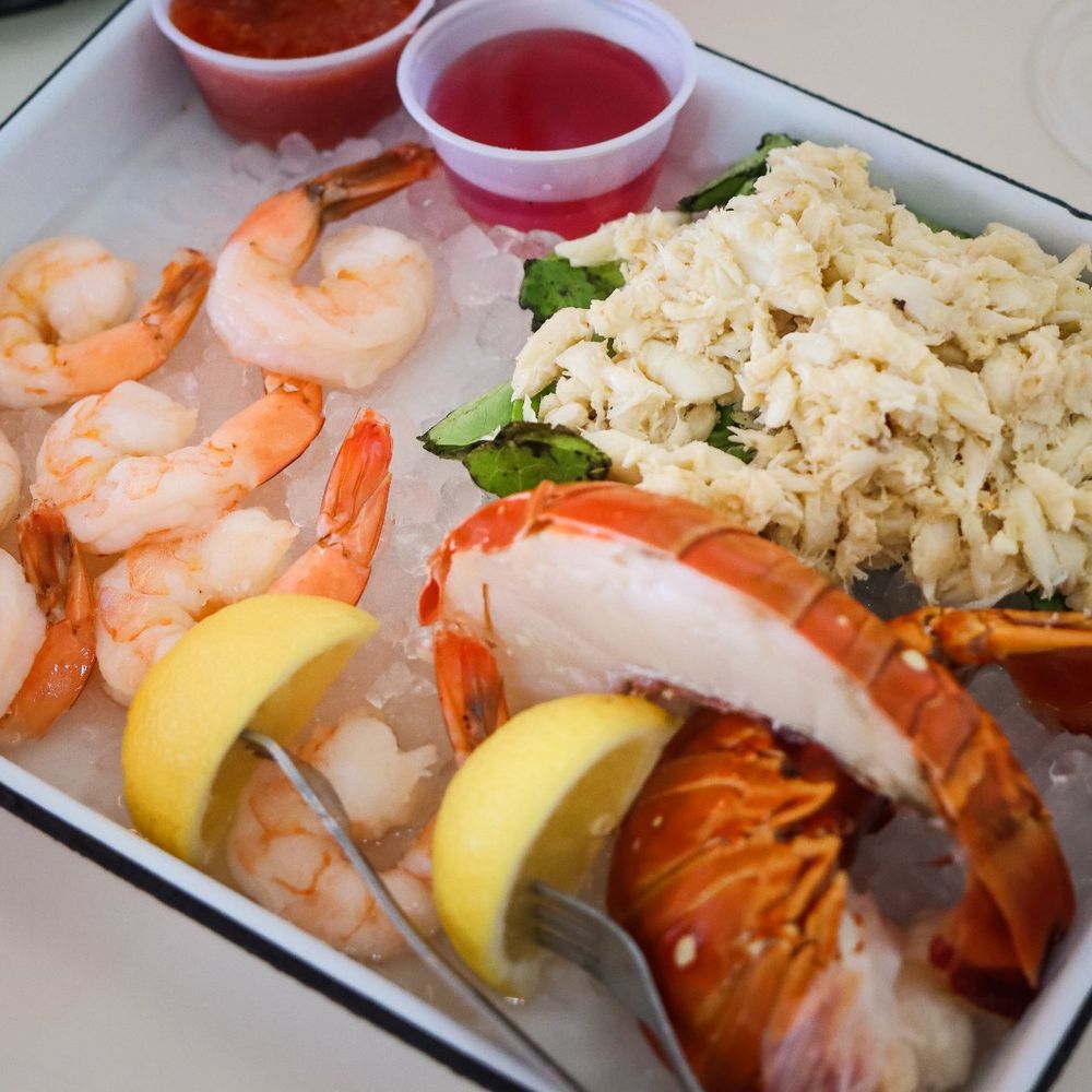 Whitney's - Seafood platter, oysters were sold out - Bars Near Me - Longboat Key, Florida Whitney's - Seafood platter, oysters were sold out - Bars Near Me - Longboat Key, Florida